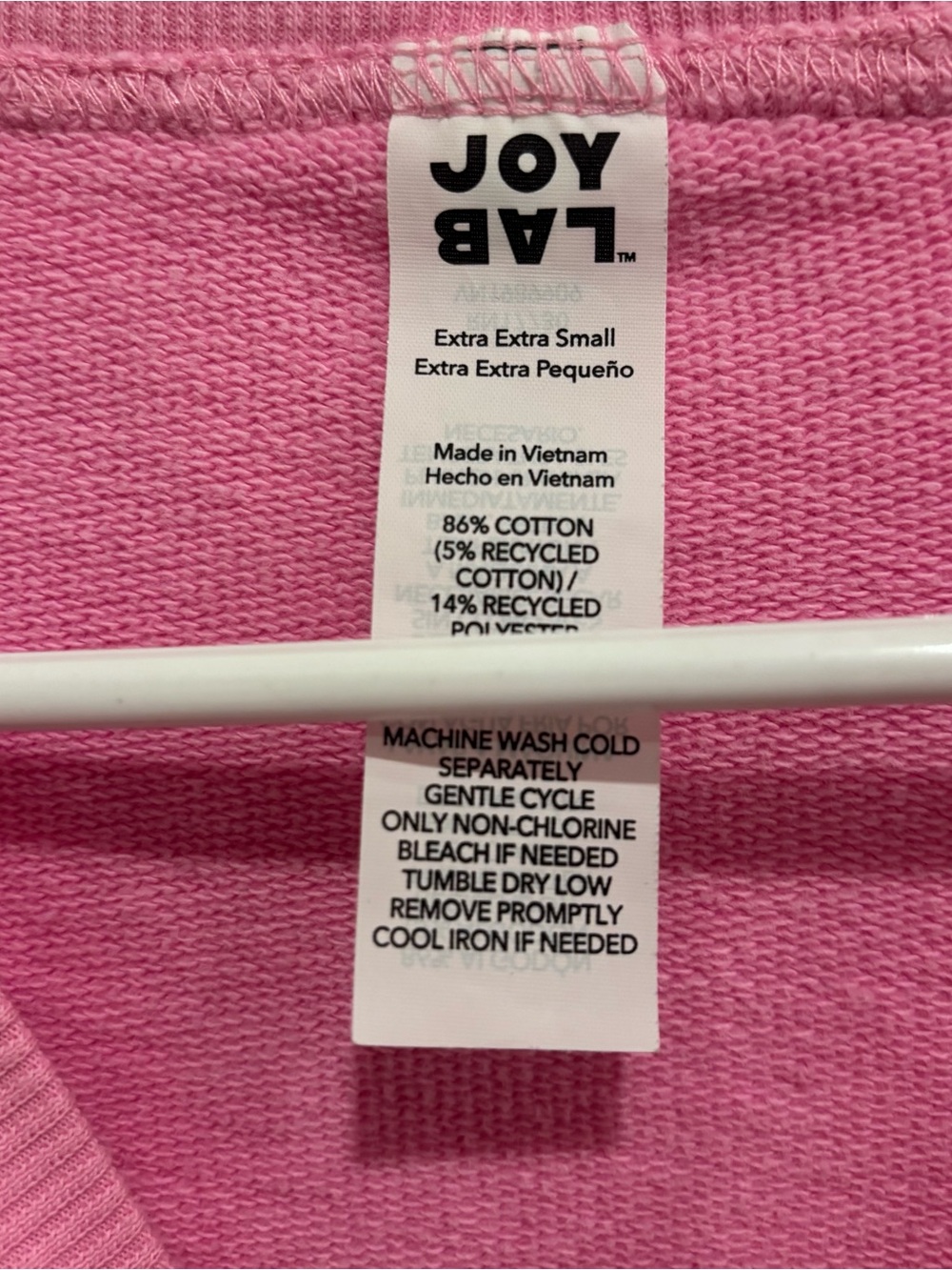 Target Joylab Women’s Valentines Patchwork Crewneck Sweatshirt Size: XXS - Picture 5 of 7